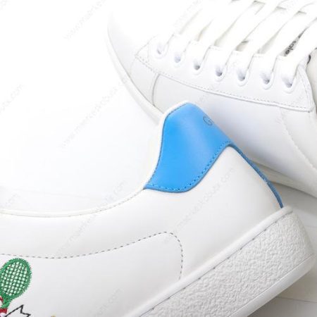 Billige Sko Gucci ACE TENNIS ‘Hvid Blå’ 603696-AYO70-9096