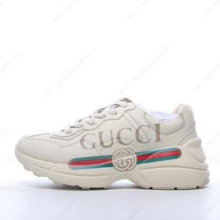 Billige Sko Gucci Rhyton Vintage Logo ‘Hvid’ 500877-DRW00-9522