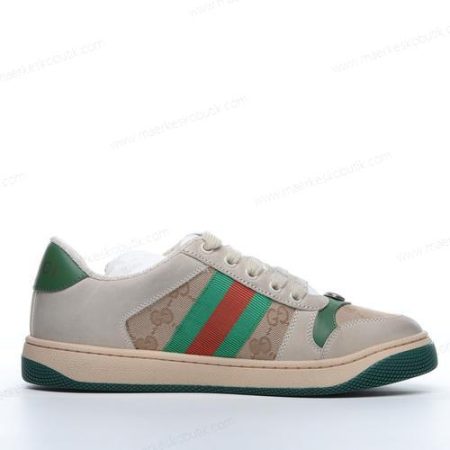 Billige Sko Gucci Screener GG Canvas ‘Grøn Rød’ 546551-9Y920-9666