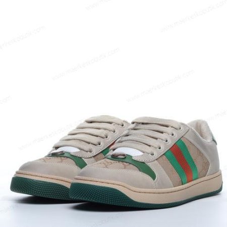 Billige Sko Gucci Screener GG Canvas ‘Grøn Rød’ 546551-9Y920-9666