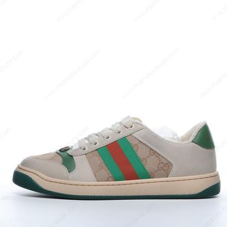 Billige Sko Gucci Screener GG Canvas ‘Grøn Rød’ 546551-9Y920-9666