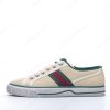 Billige Sko Gucci Tennis 1977 Butter Cotton ‘Hvid’ 606111-GZO30-9361