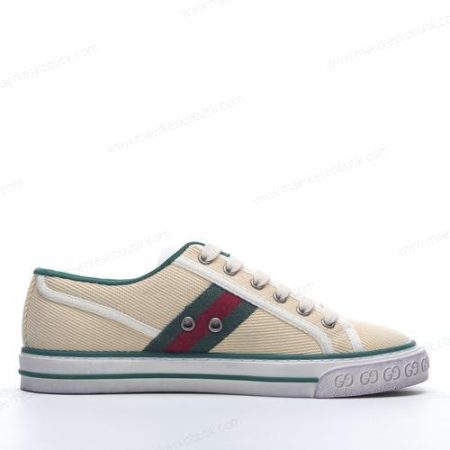 Billige Sko Gucci Tennis 1977 Butter Cotton ‘Hvid’ 606111-GZO30-9361