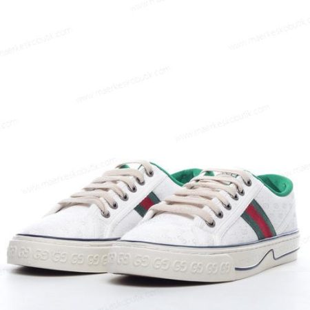 Billige Sko Gucci Tennis 1977 Canvas ‘Hvid Grøn’