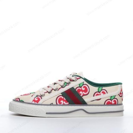 Billige Sko Gucci Tennis 1977 Denim GG Print ‘Off White’