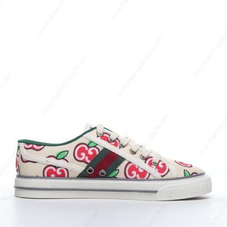 Billige Sko Gucci Tennis 1977 Denim GG Print ‘Off White’