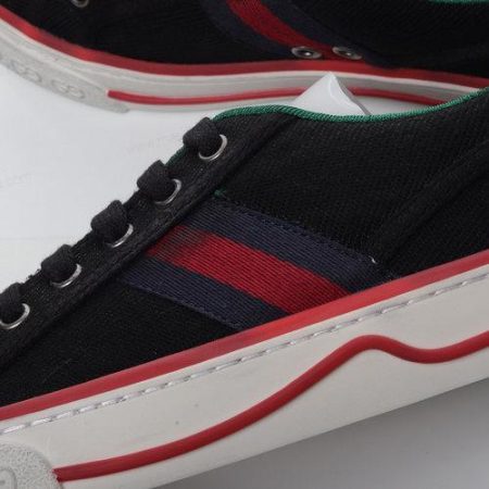 Billige Sko Gucci Tennis 1977 ECONYL GG Print ‘Sort Grøn Rød’ 628709-H9H70-1072