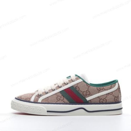 Billige Sko Gucci Tennis 1977 GG Canvas ‘Beige’ 606111-HVK20-9766