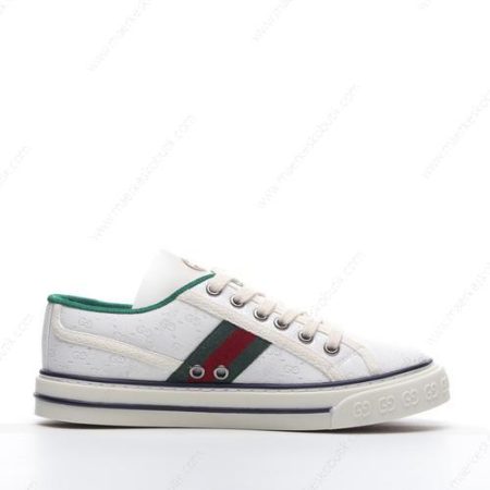 Billige Sko Gucci Tennis 1977 GG Canvas ‘Hvid’