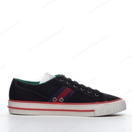 Billige Sko Gucci Tennis 1977 ‘Sort Rød’ 606111-GZO30-1094