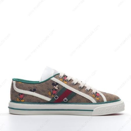 Billige Sko Gucci x Disney Tennis 1977 ‘Beige’ 606111-H0T10-8530