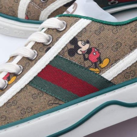 Billige Sko Gucci x Disney Tennis 1977 ‘Beige’ 606111-H0T10-8530