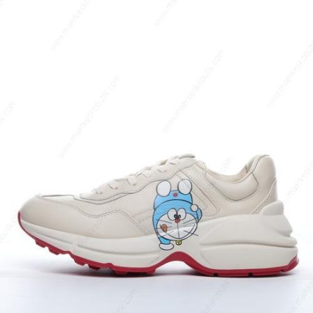 Billige Sko Gucci x Doraemon Rhyton Vintage Trainer ‘Hvid Rød’