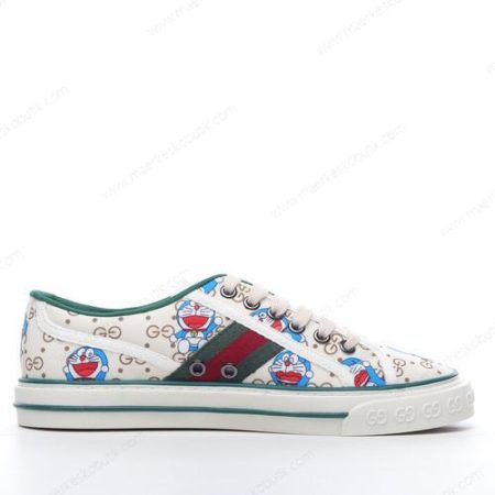 Billige Sko Gucci x Doraemon Tennis 1977 ‘Hvid’