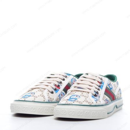 Billige Sko Gucci x Doraemon Tennis 1977 ‘Hvid’