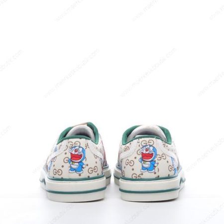 Billige Sko Gucci x Doraemon Tennis 1977 ‘Hvid’