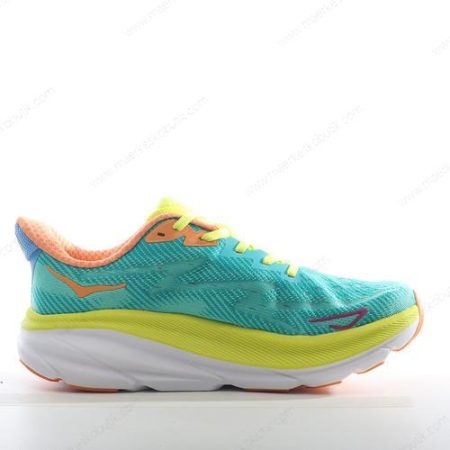 Billige Sko HOKA ONE ONE Clifton 8 ‘Grøn Gul Orange’ 1127896-CEPR