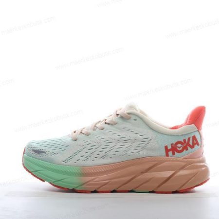 Billige Sko HOKA ONE ONE Clifton 8 ‘Pink Grøn’