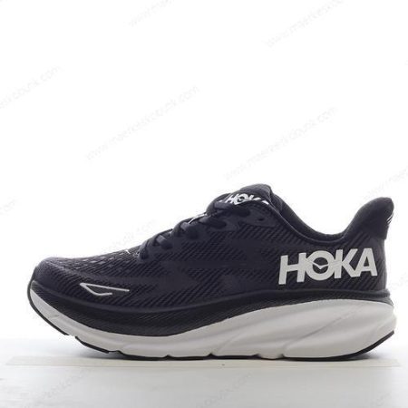 Billige Sko HOKA ONE ONE Clifton 9 ‘Sort Hvid’ 1127896-BWHT