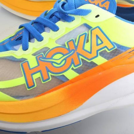 Billige Sko HOKA ONE ONE U ROCKET X 2 ‘Grøn Blå Orange’