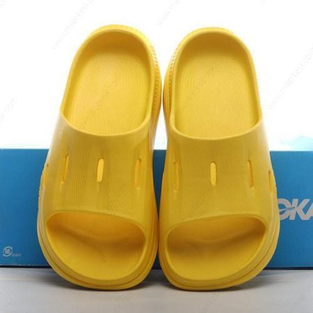 Billige Sko HOKA Ora Recovery Slide 3 Sandals ‘Gul’ 1135061-PFPF