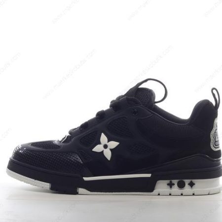 Billige Sko LOUIS VUITTON LV Skate Sneaker ‘Sort Hvid’ 1AARR1