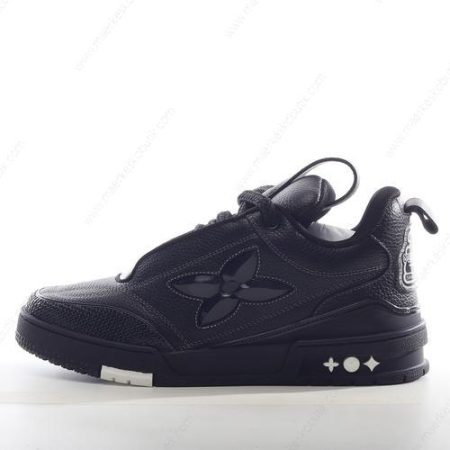 Billige Sko LOUIS VUITTON LV Skate Sneaker ‘Sort Hvid’ 1ABZ5D