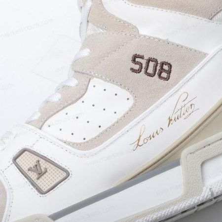 Billige Sko LOUIS VUITTON LV Trainer 2021s ‘Grå Hvid’