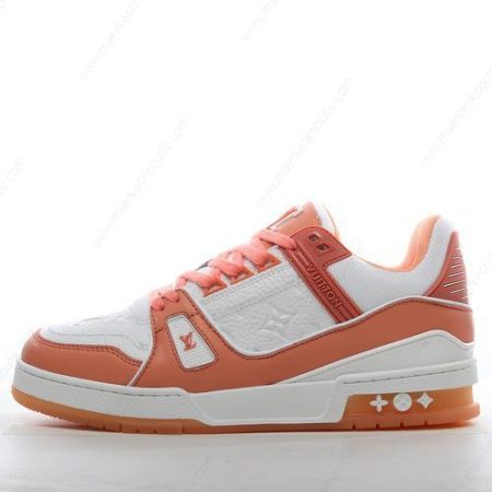 Billige Sko LOUIS VUITTON LV Trainer ‘Orange Hvid’ 1A811P