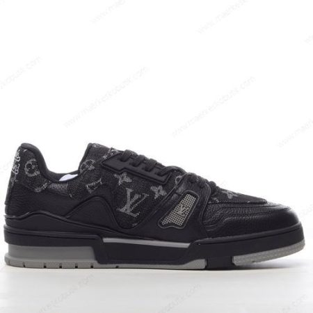 Billige Sko LOUIS VUITTON LV Trainer x Nigo ‘Sort’ 1A9IPX