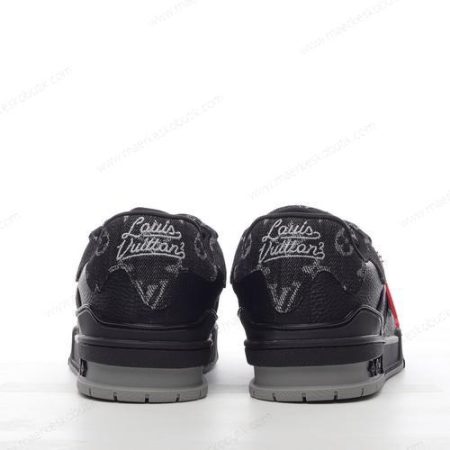 Billige Sko LOUIS VUITTON LV Trainer x Nigo ‘Sort’ 1A9IPX