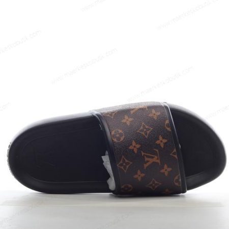 Billige Sko LOUIS VUITTON Mule Waterfront ‘Sort Brun’