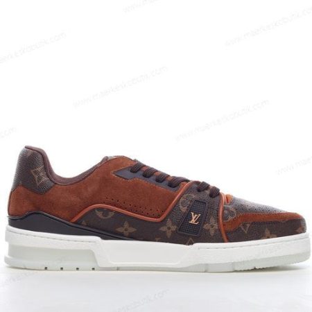 Billige Sko LOUIS VUITTON Trainer ‘Brun’