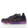 Billige Sko LOUIS VUITTON Trainer ‘Gul Lilla Sort’ 1A8WJA