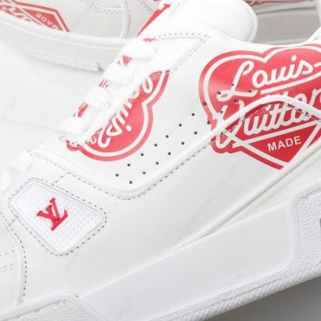 Billige Sko LOUIS VUITTON Trainer x Nigo LV MADE ‘Hvid Rød’ BM9U4PPC01