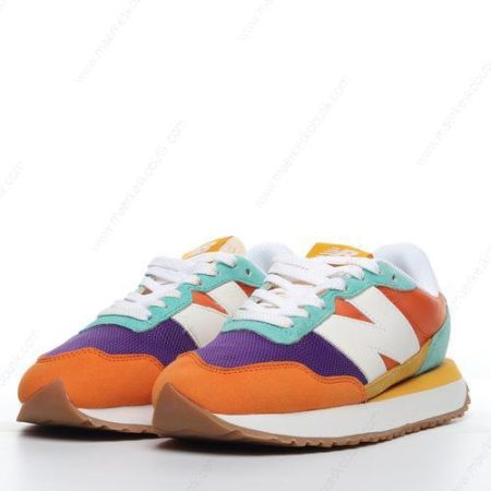 Billige Sko New Balance 237 ‘Grøn Hvid Orange Lilla Brun’ WS237PK1