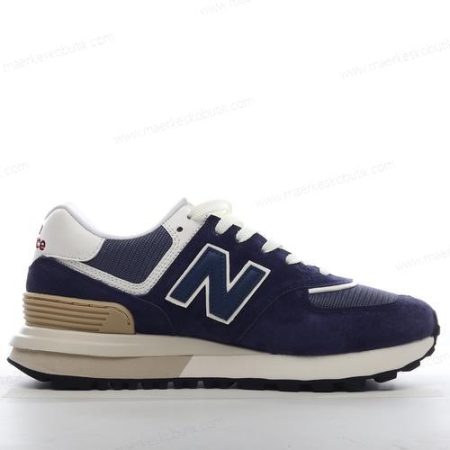 Billige Sko New Balance 574 ‘Marine Hvid Beige’ U574LGBB