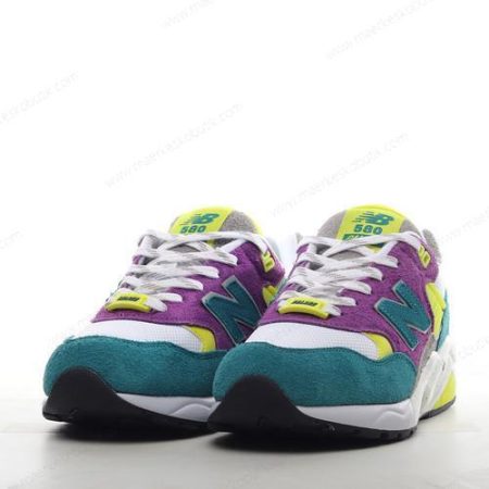 Billige Sko New Balance 580 ‘Lilla Grøn Gul Hvid’ MT580PC2