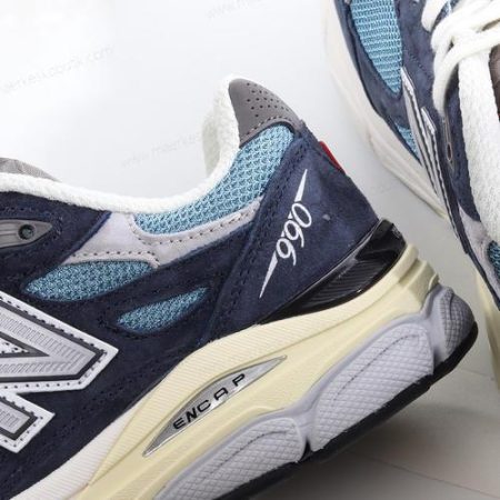 Billige Sko New Balance 990v3 ‘Blå Sort Sølv’ M990TE3