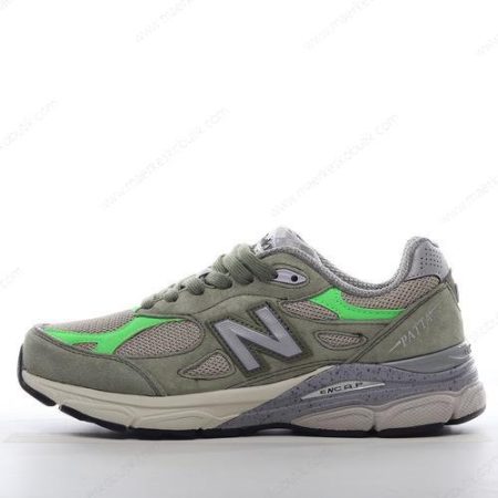 Billige Sko New Balance 990v3 ‘Grøn Sølv’ M990PP3