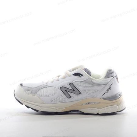 Billige Sko New Balance 990v3 ‘Hvid Sølv’ M990AL3