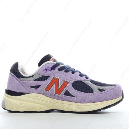 Billige Sko New Balance 990v3 ‘Lys Lilla Sort’ M990TD3