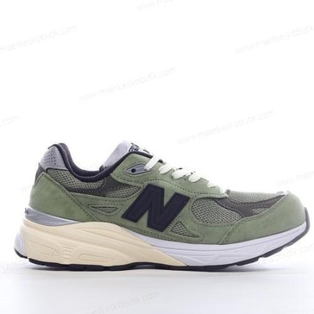 Billige Sko New Balance 990v3 ‘Oliven Grøn Grå Hvid’ M990JD3