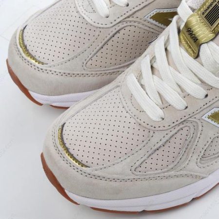 Billige Sko New Balance 990v4 ‘Guld Hvid’ W990AG4