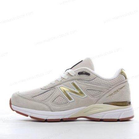 Billige Sko New Balance 990v4 ‘Guld Hvid’ W990AG4