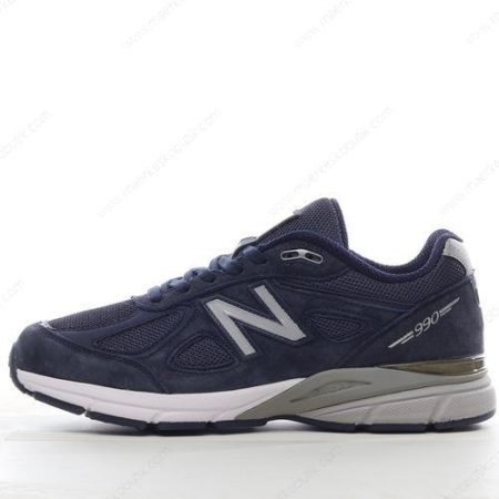 Billige Sko New Balance 990v4 ‘Marine Hvid’ M990NV4