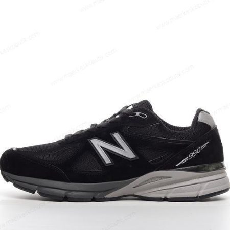 Billige Sko New Balance 990v4 ‘Sort Sølv’ U990BL4