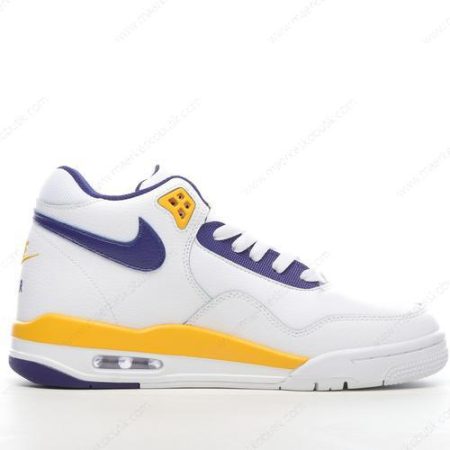 Billige Sko Nike Air Flight Legacy Lakers Home ‘Guld Lilla Hvid’ BQ4212-102