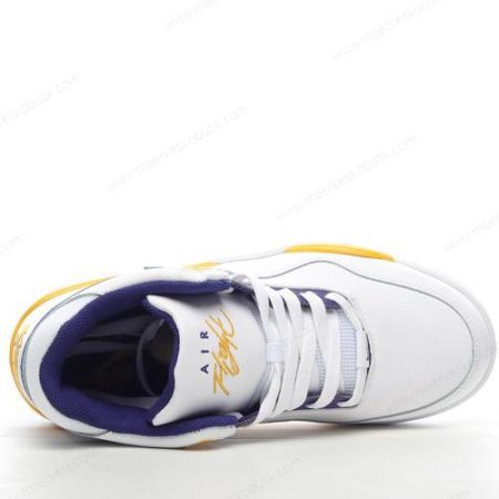 Billige Sko Nike Air Flight Legacy Lakers Home ‘Guld Lilla Hvid’ BQ4212-102