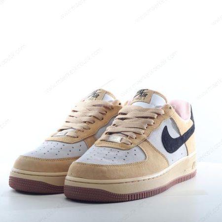 Billige Sko Nike Air Force 1 07 LX Low ‘Guld Sort Grå’ DV7186-700